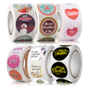 Custom Printed Logo Waterproof Adhesive Stickers and Gift Thank You Cards for Supporting Small Businesses