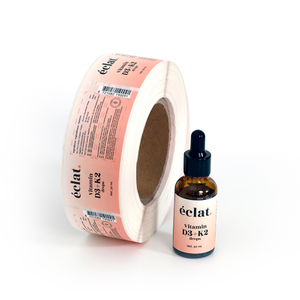 Packaging Labels Roll Food Adhesive Stickers Ketchup Label for Glass Jar Bottle Stickers Custom Shipping Packaging Labels