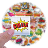 55PCS Cool trendy Amazing label Bam Pow Wow Boom sticker