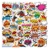 55PCS Cool trendy Amazing label Bam Pow Wow Boom sticker