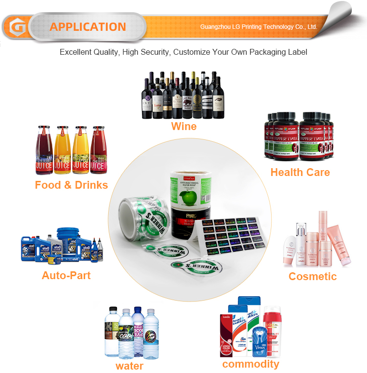 Medicine Plastic Bottle Label Sticker Printing