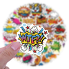 55PCS Cool trendy Amazing label Bam Pow Wow Boom sticker