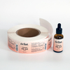 Packaging Labels Roll Food Adhesive Stickers Ketchup Label for Glass Jar Bottle Stickers Custom Shipping Packaging Labels