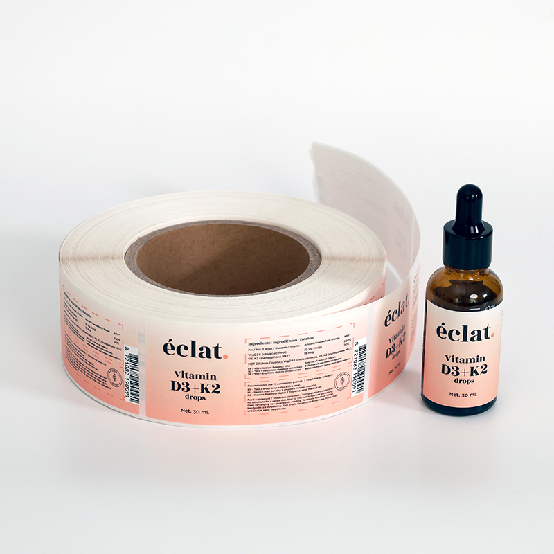 Packaging Labels Roll Food Adhesive Stickers Ketchup Label for Glass Jar Bottle Stickers Custom Shipping Packaging Labels