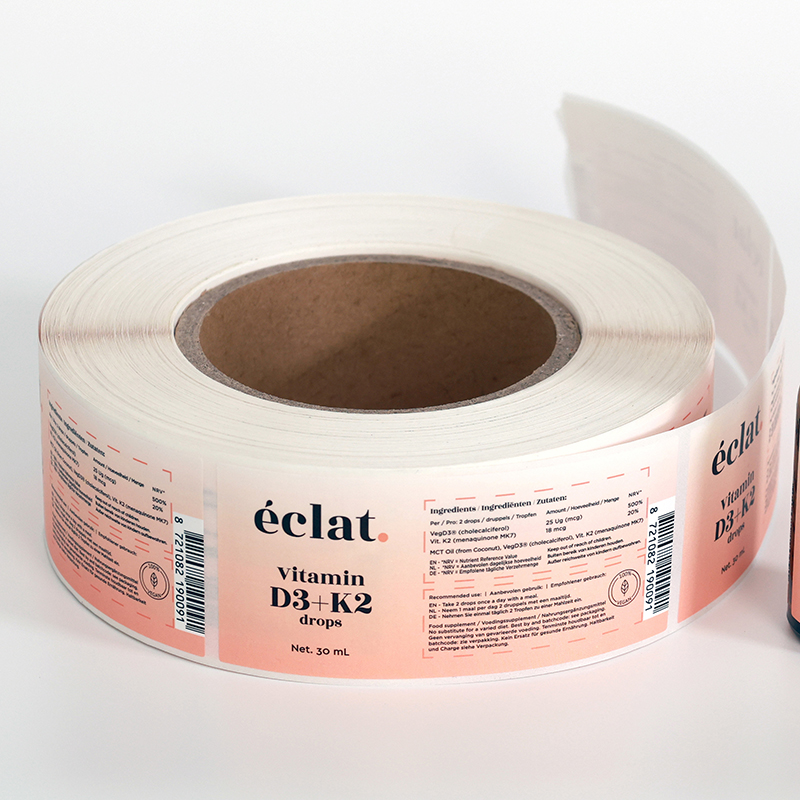 Packaging Labels Roll Food Adhesive Stickers Ketchup Label for Glass Jar Bottle Stickers Custom Shipping Packaging Labels